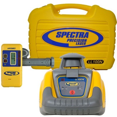 Spectra LL100N Präzisions-Laser-Wasserwaage hochgenaue Elevation & Alignment