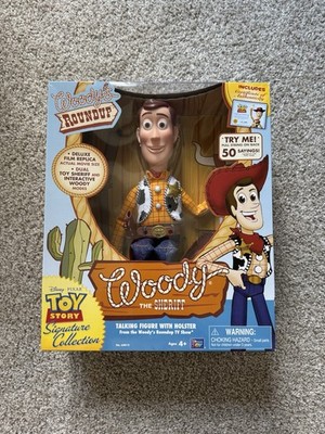 Thinkway Toys Woody Sheriff Talking Figure Roundup Signature Collection 