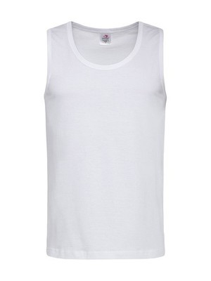STEDMAN Herren Tanktop CLASSIC TANK TOP aus Jersey ST2800 WHITE
