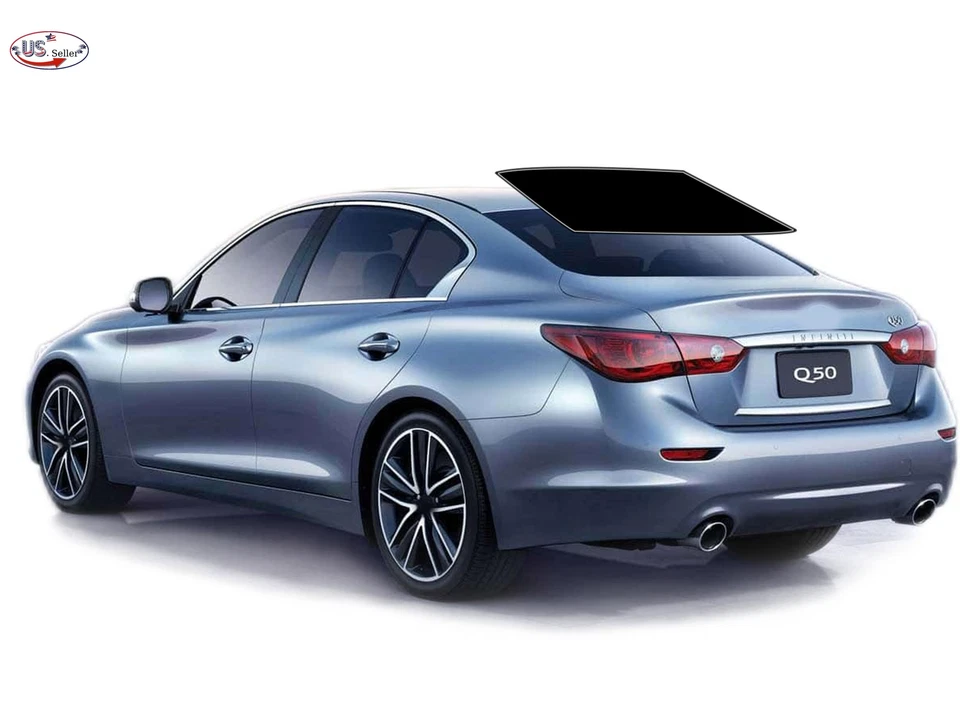 Kit de película de tinte de ventana de 2 capas precortada personalizada computarizada para Infiniti Q50 2014-2024 Foto 4 de 4