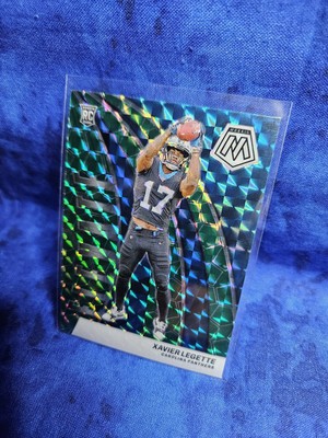 2024 Panini Mosaic - Elevate Xavier Legette #10 Green Mosaic Prizm (RC)