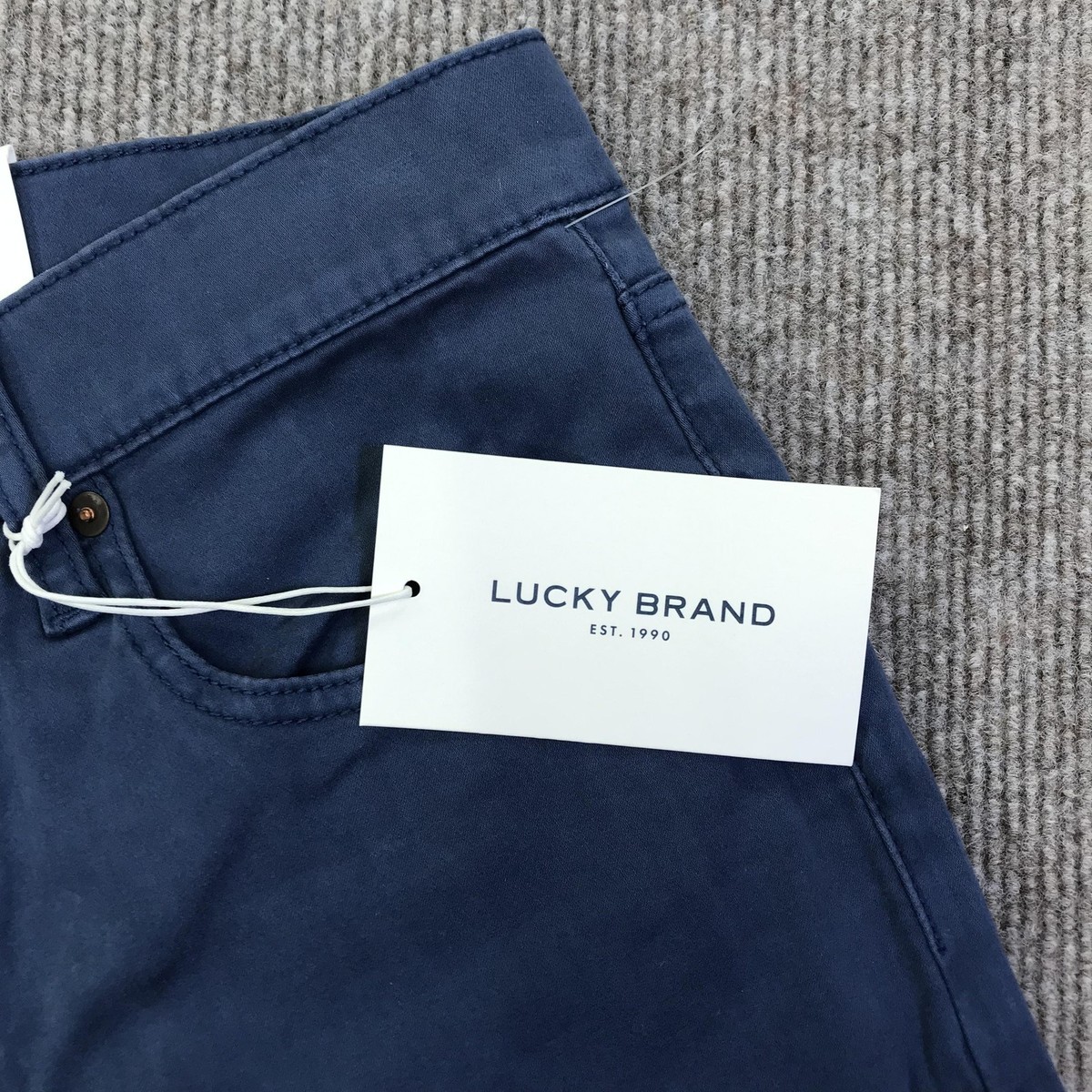 NWT Lucky Brand 412 Athletic Slim Jeans Mens 32x32 Blue Stretch