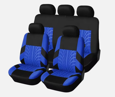 Komplettset Autositzbezüge 5-Sitzer Universal waschbar blau