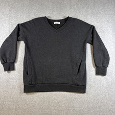 Zenana Womans Size Small Gray Sweatshirt with Pockets