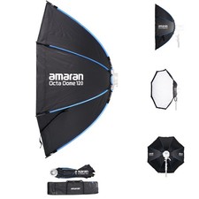 Amaran Octa Dome 120, 4ft 120cm Foldable Octagonal Black