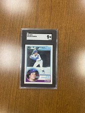 1983 Topps #83 Ryne Sandberg SGC 9 MINT Cubs Rookie Card MLB HOF RC. rookie card picture