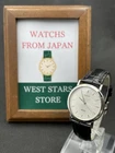 [Excellent] Vintage SEIKO DOLCE 5E31-6D30 Silver Round Quartz Men's Watch JAPAN