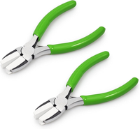 12,7 Cm Doppelzange Aus Nylon, Flache Spitzzange Mit 2 Ersatz-Nylonbacken, Mini-