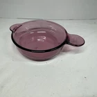 Vintage Corningware USA Visions V-240-B no lid Cranberry Grab It Bowl