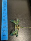 VTG Dragon Fly Ornament  Set of 6 Decoration Teal / Blue/Gold ~ Clip On — photo 4