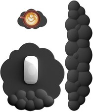 Cloud Keyboard and Mouse Wrist Rest Pad for Computer Arm Pain Large, Black