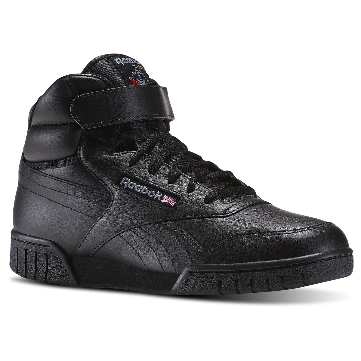 Reebok exofit hi sales black mens classic