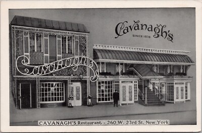 New York City, New York ~ Cavanagh's Restaurant ''The Old Chelsea Bar'' - Postcard