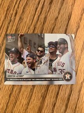 2022 TOPPS NOW CARD HOUSTON ASTROS #OS-1 CELEBRATE TROPHY ON THE PARADE ROUTE
