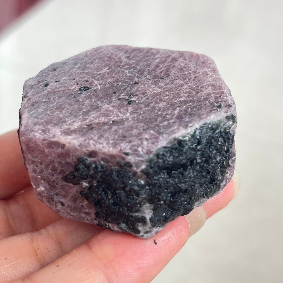 Red Corum 160g Natural Red Corundum Ruby Crystal Rough original Mineral Specimens ...