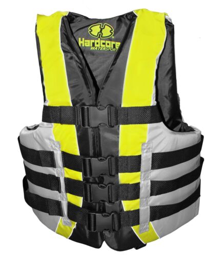 High-Performance Hardcore Adult Life Vest | USCG Approved Safety Flotation Devic - Picture 4 of 26