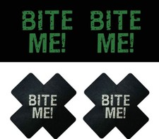 2 Pair Cross Self-Adhesive Breast Luminous Nipple Cover Bra Pasties Stickers USA