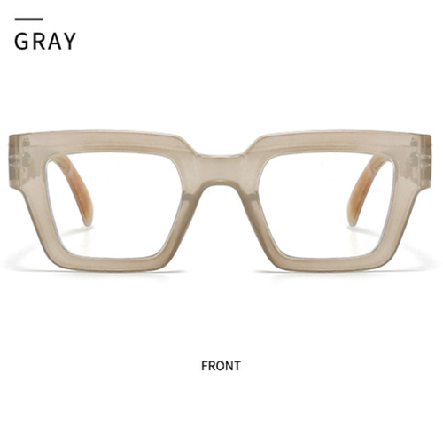 Hombres Mujeres Marco Completo Luz Azul Bloqueo Gafas de Lectura Cuadradas Moda Gafas - Imagen 15 de 23