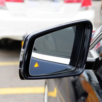 Flat Heated Side Mirror Glass With Holder For Mercedes W204, W212, W221 - Driver Side