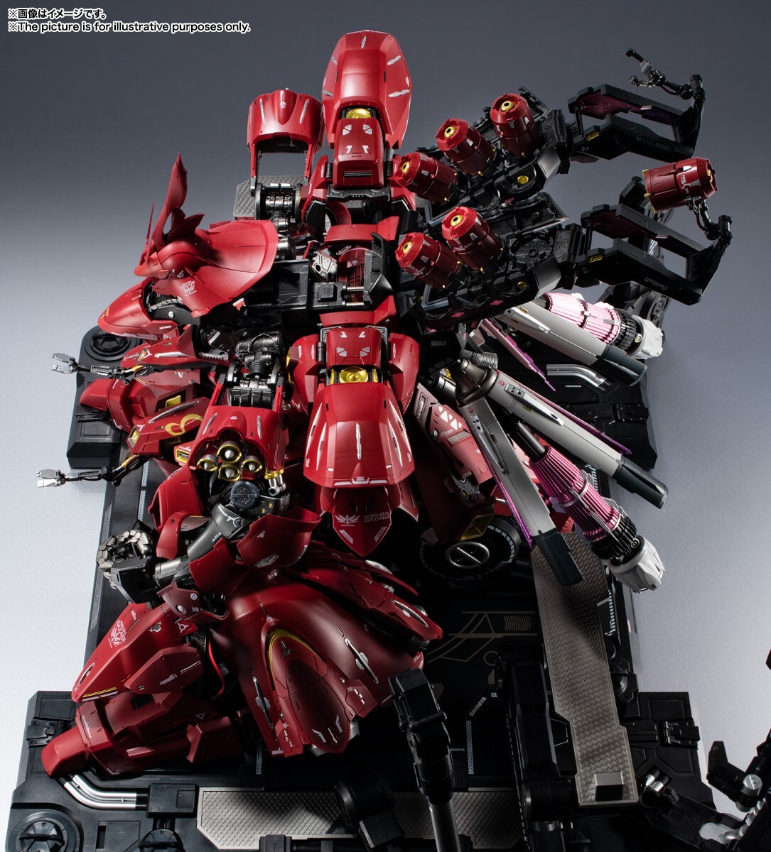 MSN-04 SAZABI 未組み立てキット Kaitai Shoki Mobile Suit Gundam Char's Counterattack MSN-04