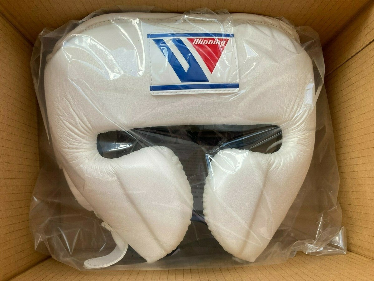 Winning Head Gear FG-2900 Face Guard Type Boxing Red/Black