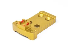 1911 Red Dot Base Plate (Holosun / Fusion) - Light-weight Aluminum - Gold