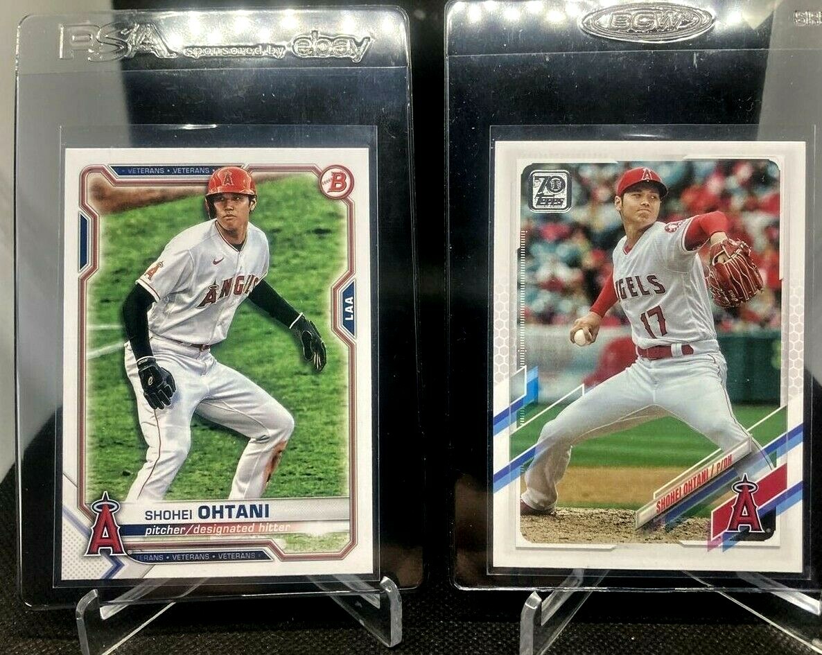 大谷翔平2021 BOWMAN LOS ANGELES ANGELES #93 2021 BOWMAN PLATINUM 93 SHOHEI OHTANI PSA 9 Mint Los Angeles