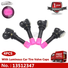 (4) 13512347 TPMS TIRE PRESSURE SENSORS FOR GM CHEVY GMC CADILLAC BUICK 13598773