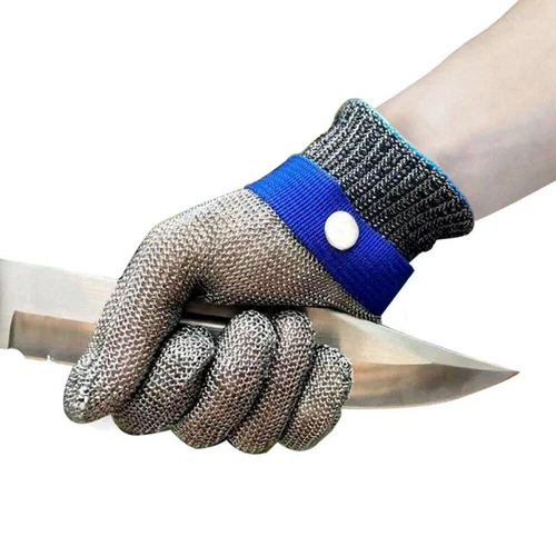 Edelstahl Stechschutzhandschuhe Kettenhandschuh Sicherheits-Handschuh Metzger DE - Bild 9 von 15