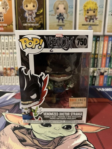 Funko Pop Venom Venomized Doctor Strange 750 Boxlunch Glow Exclusive