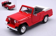 Jeep Jeepster Commando Cabrio Red 1:24 WELLY 24117CR