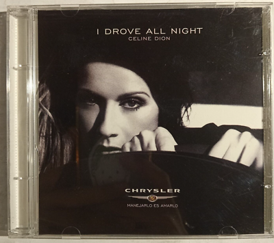 CELINE DION -I DROVE ALL NIGHT- MEXICAN CD SINGLE, PROMO