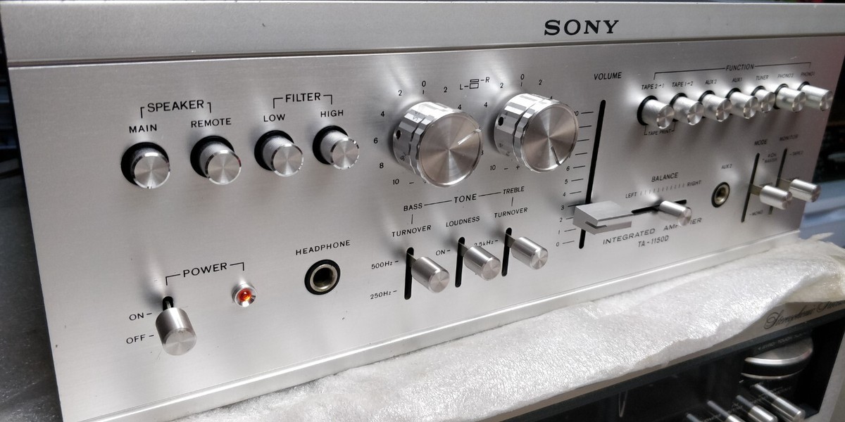 Sony TA-1150 D Integrated Stereo Amplifier (1973-76) | eBay