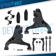 Front Lower Control Arms + Tierods Sway Bars for QX56 Nissan Armada Titan