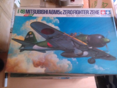 MITSUBISHI A6M5c ZERO FIGHTER ZEKE 1/48 SCALE TAMIYA