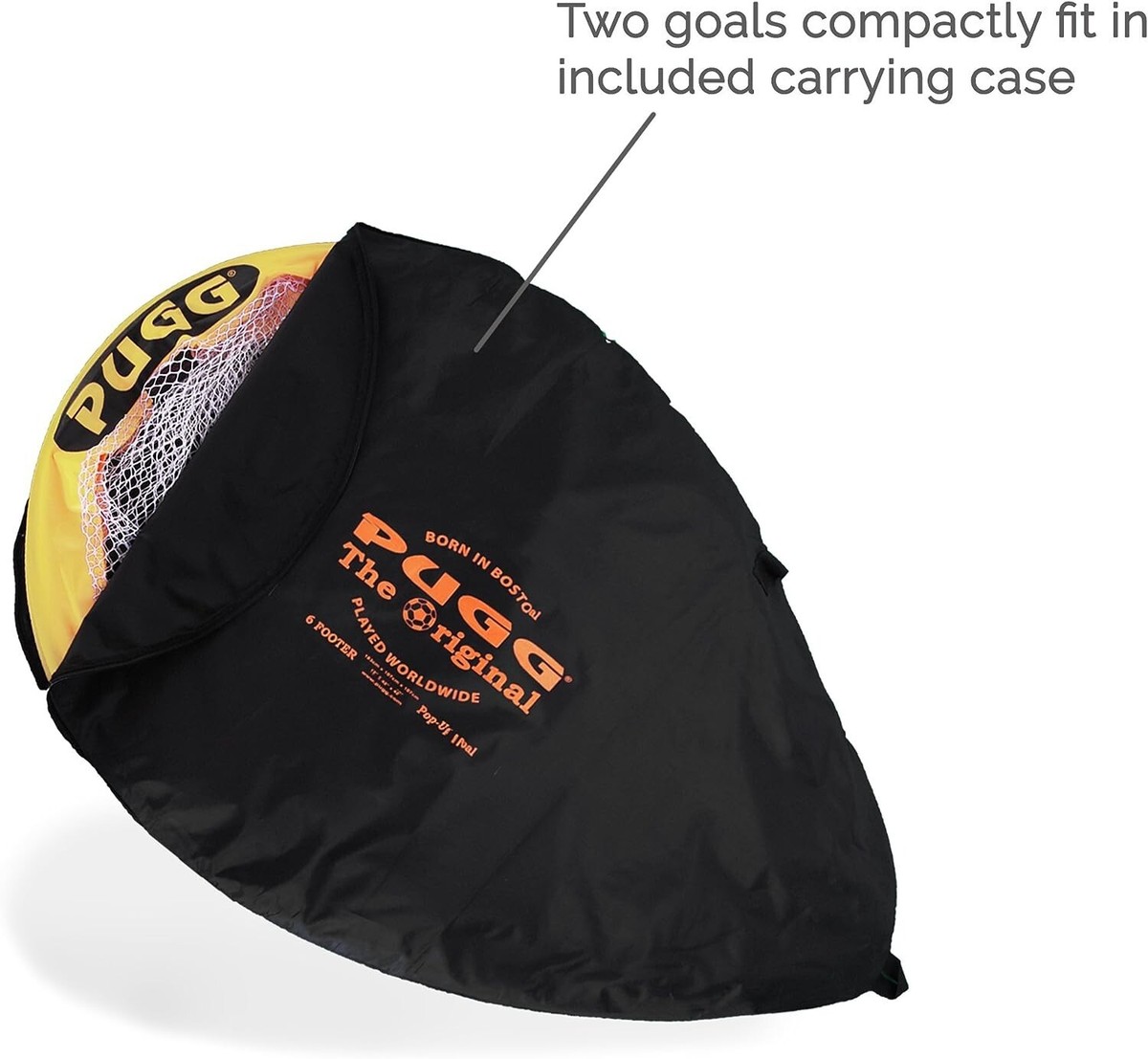 PUGG 6 Foot Portable Soccer & Football Goal Boxed Set | eBay