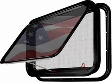 RV Exit Window 30" x 20" Camper Replacement Push Out Emergency Window 1-3/4"Wall