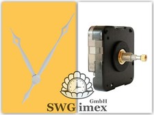 Quarz Uhrwerk extra lang groß Uhrzeiger Satz Riesig Metall 31 cm WEIß 41 XL