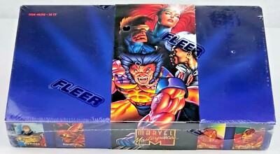 1995 Marvel Masterpieces Factory Sealed Box 36 Packs Rare Mirage