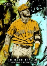 2018 Topps Fire Gold Minted #27 Josh Donaldson Blue Jays