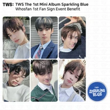 TWS The 1st Mini Album Sparkling Blue Whosfan Fan Sign Event Benefit Photocard