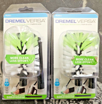Dremel Versa PC372-1 Power Scrubber Delicate Kitchen Brush 2 Pack
