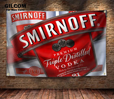 No 02 BANDERA, CARTEL, DECORACION VODKA SMIRNOFF 90cm x 150cm