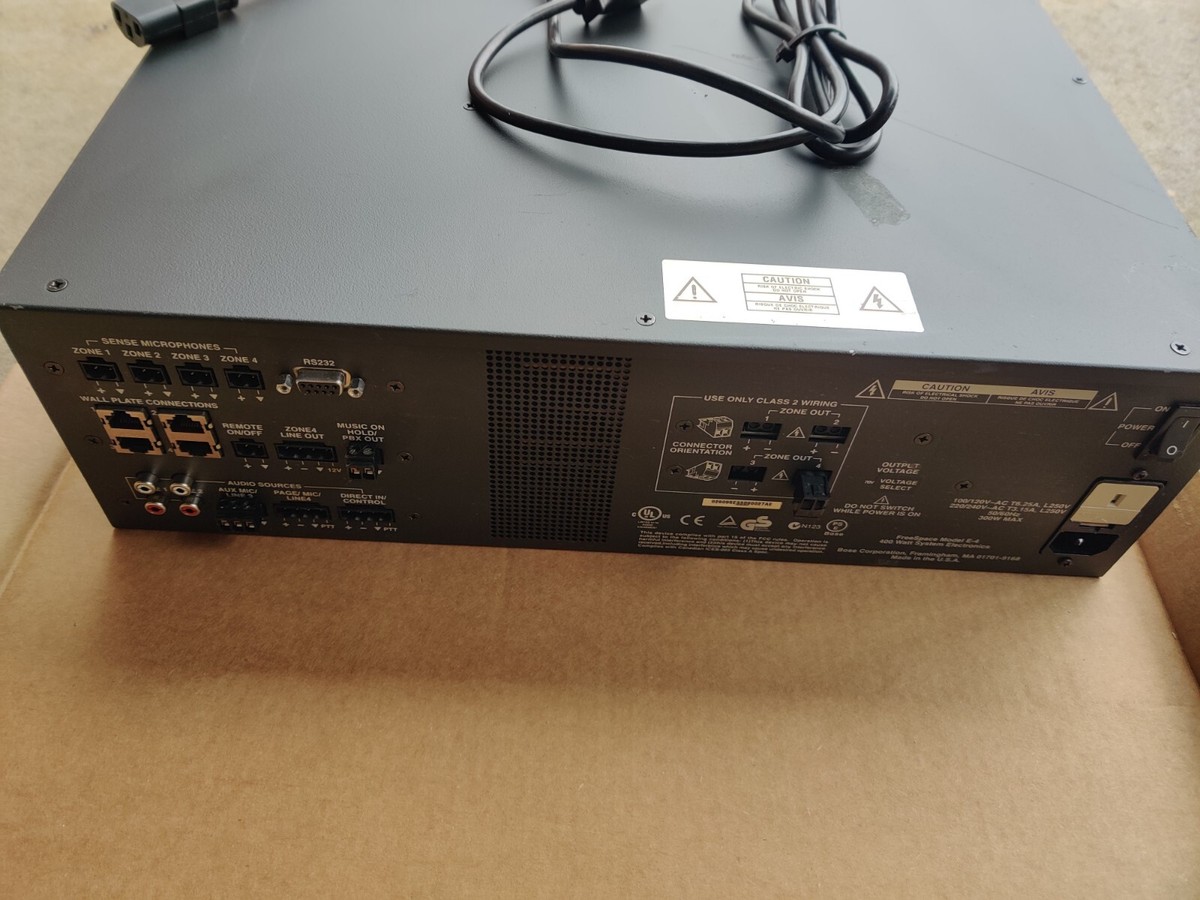Bose FREESPACE Business Music System E4 Amplifier Bose | eBay
