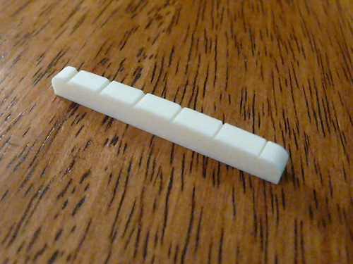 GUITAR NUT BONE SLOTTED 43MM FOR STRATOCASTER TELECASTER OR SIMILAR