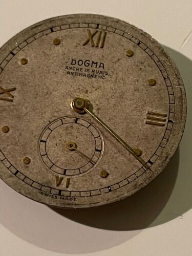 Dogma  Ancre 15 Rubis Antimagnetic Dial Only / Parts / Repair  - 第 1/5 張圖片