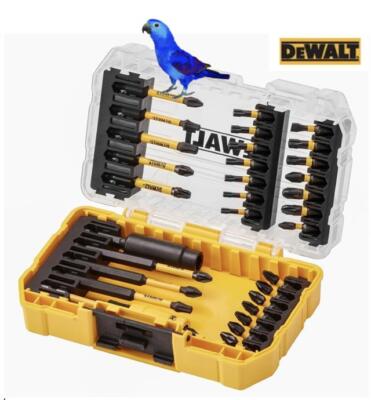 DEWALT 32-teiliges FLEXTORQ Schraubendreher-Bit-Set im robusten Koffer + DT70743T-QZ