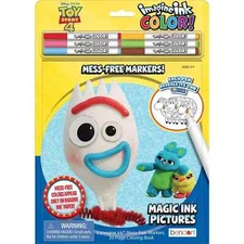 Toy Story 4 Imagine Ink Color Pad, Includes 6 Mess-free Markers For Travel NEW