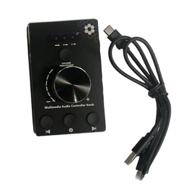 USB-Lautstärkeregler 3 Modi Audio-Einsteller Vol-Knopf-Schalter-Controller
