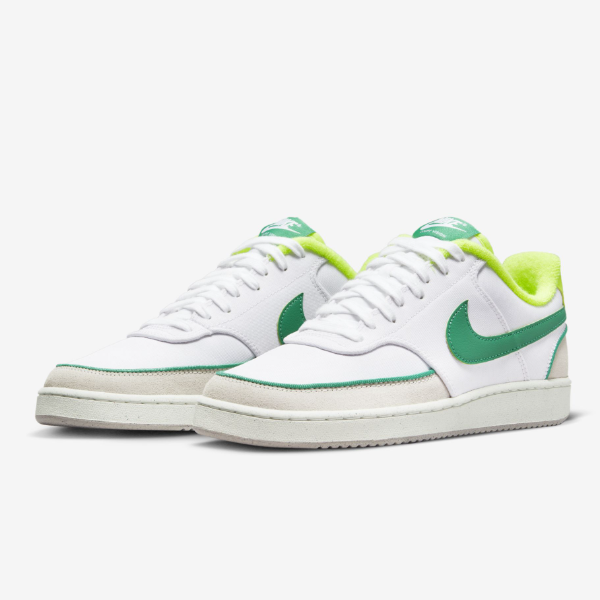 Nike Women's Court Vision Lo Canvas Shoes DX2941-100 'Stadium